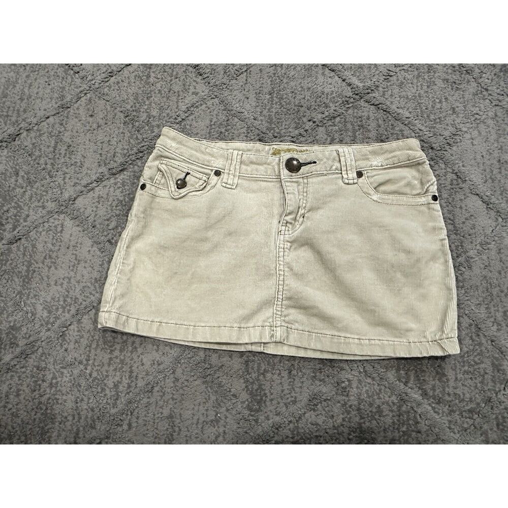 Zanadi Corduroy Micro Mini Skirt Y2K Juniors 9